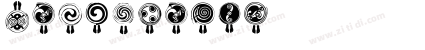 Jiye spiral字体转换